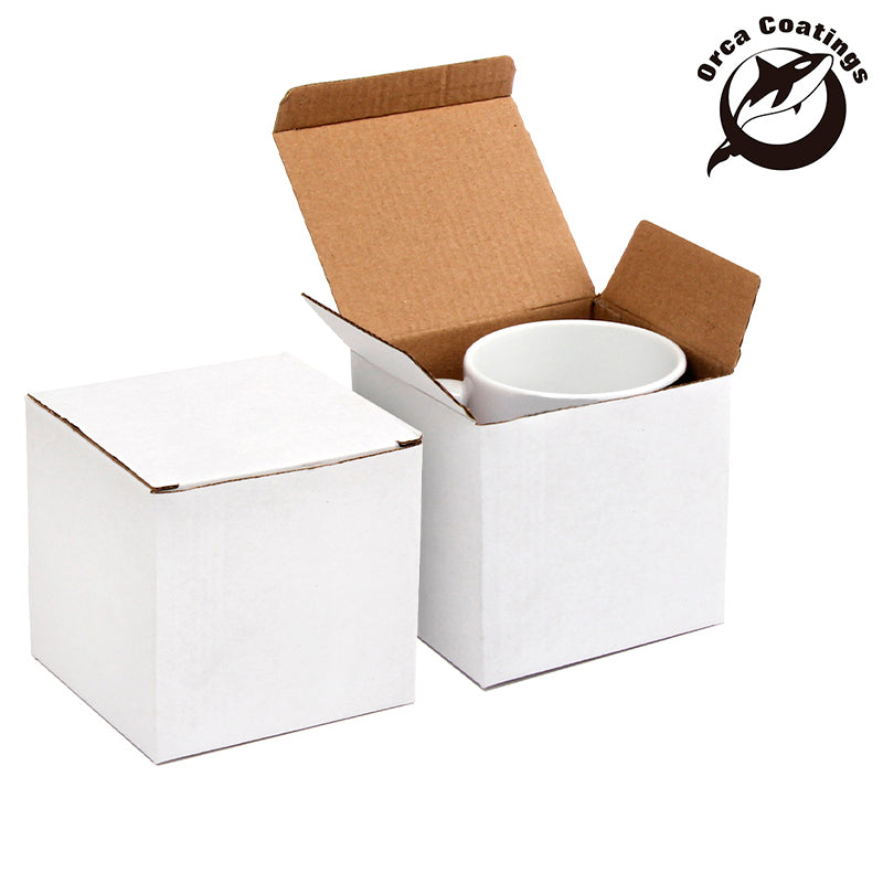 Subliking® 11oz Ceramic Mugs in White Cardboard | Premium Orca coating