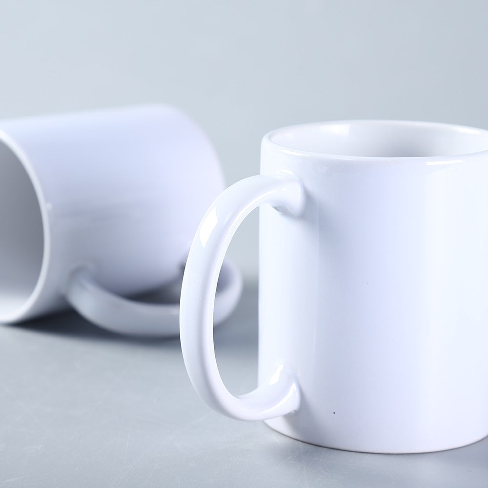 Subliking® 11oz Ceramic Mugs in White Cardboard | Premium Orca coating