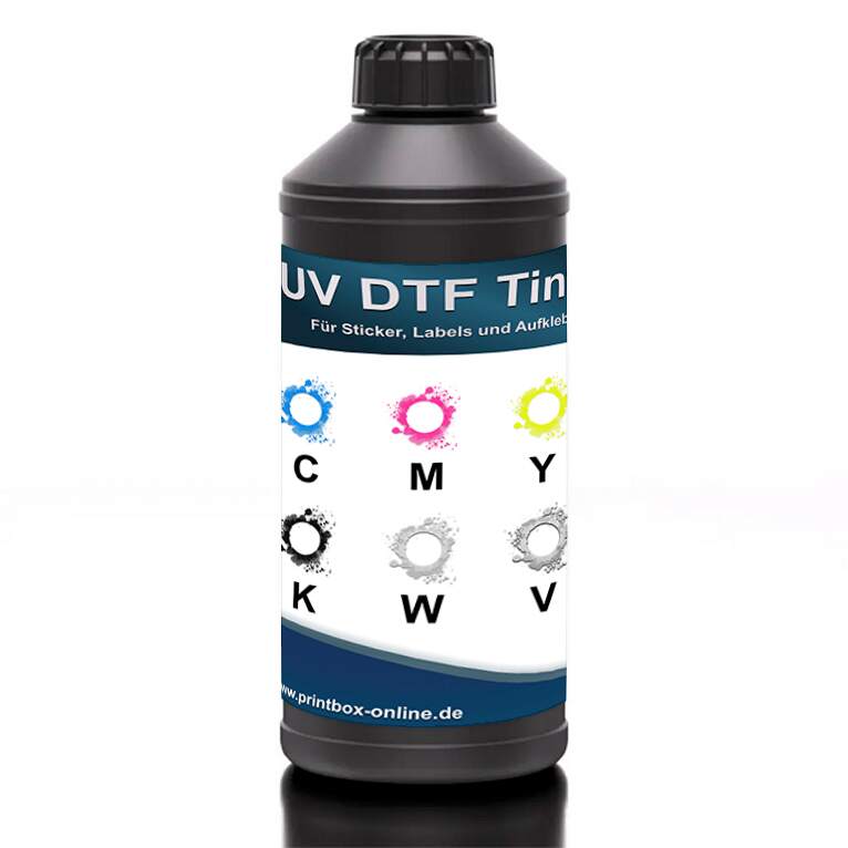 Ultramax® UV-DTF Tinten für Sticker, Labels und Aufkleber