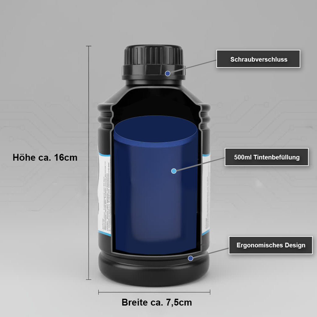 250ml UV LED ink for Epson® DX5 | DX7 | L800 | L1800 | R1390 | TX800 | XP300