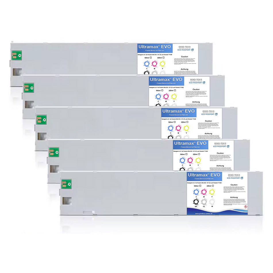 Ultramax® EVO DTF Tinten für Roland® TY300 ersetzen S-PG2 Tinten