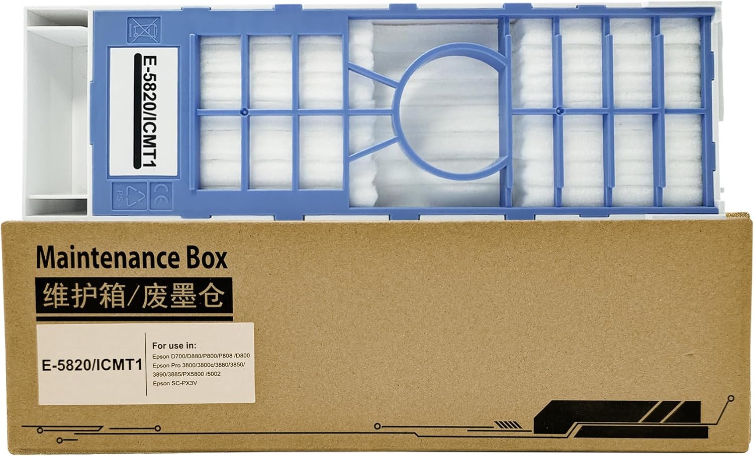 Ultramax® Kompatible Wartungsbox E-5820 (T5820/T582000) für Epson Drucker