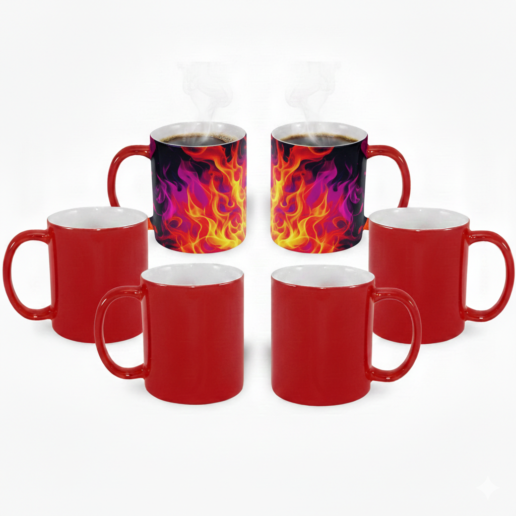 Subliking® Farbwechsel-Zaubertasse-Magic Mug für Sublimation, glänzend, 11oz