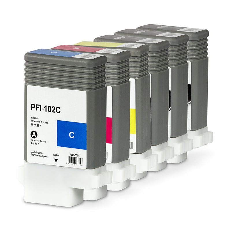 Prime PFI-102 Tintenpatronen für Canon