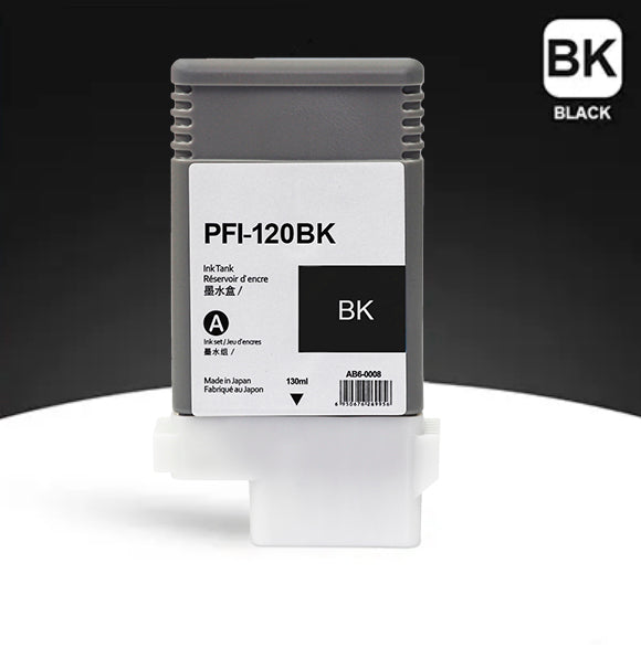 Kompatible Tintenpatrone für Canon® iPF TM-200 205 300 305 | PFI-120 Black