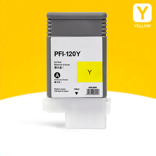 Kompatible Tintenpatrone für Canon® iPF TM-200 205 300 305 | PFI-120 Yellow