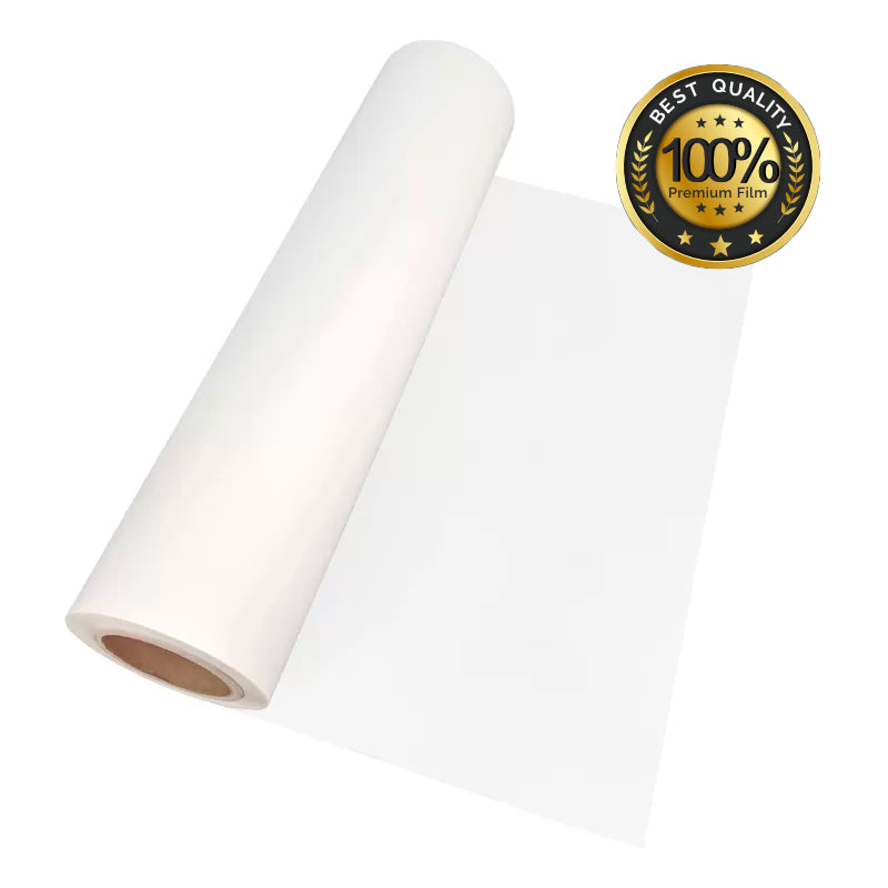 DTF EVO Transferfilm für Textildruck 95my Hotpeel / Rollenware 33cm x 100m