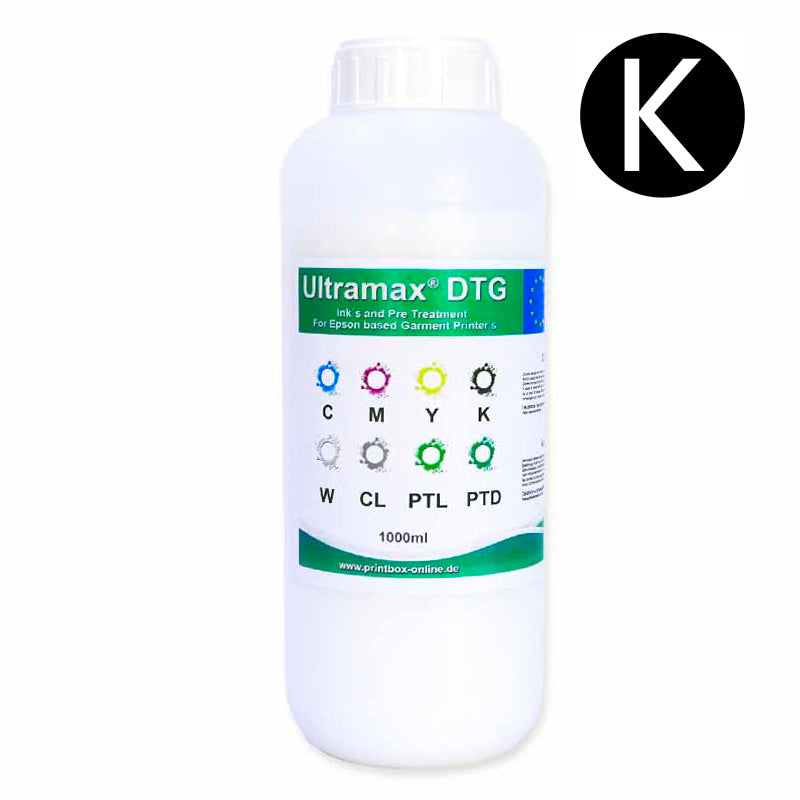 1L Ultramax®  DTG Tinte für den Textidruck Direktdruck hergestellt in der EU