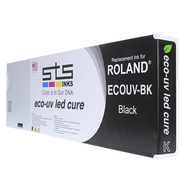 Eco-UV Tintenpatrone kompatibel für Roland® VersaUV EUV 2/ 3/ 4 Black
