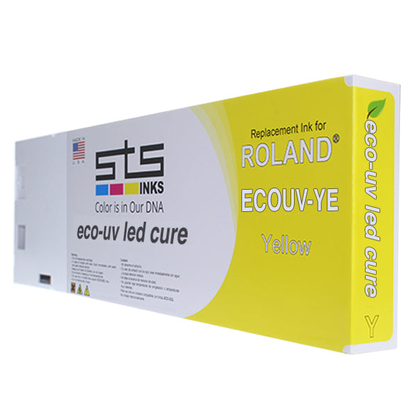 Eco-UV Tintenpatrone kompatibel für Roland® VersaUV EUV 2/ 3/ 4 Yellow