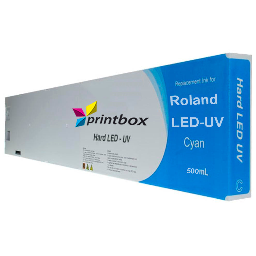 500ml UV LED Patrone Cyan für Roland | LEC2-330 | LEC2-640