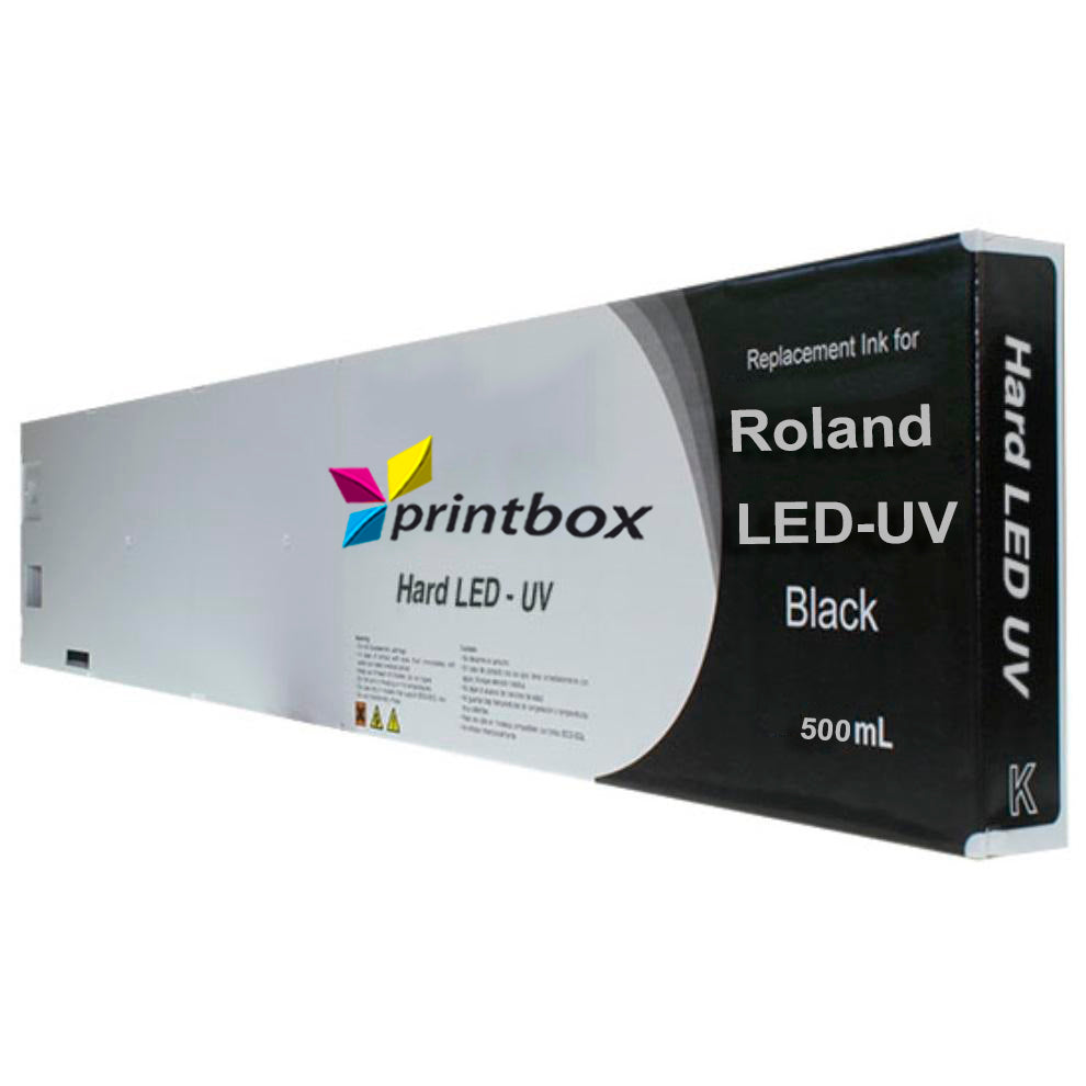 500ml UV LED Patrone Black für Roland | LEC2-330 | LEC2-640