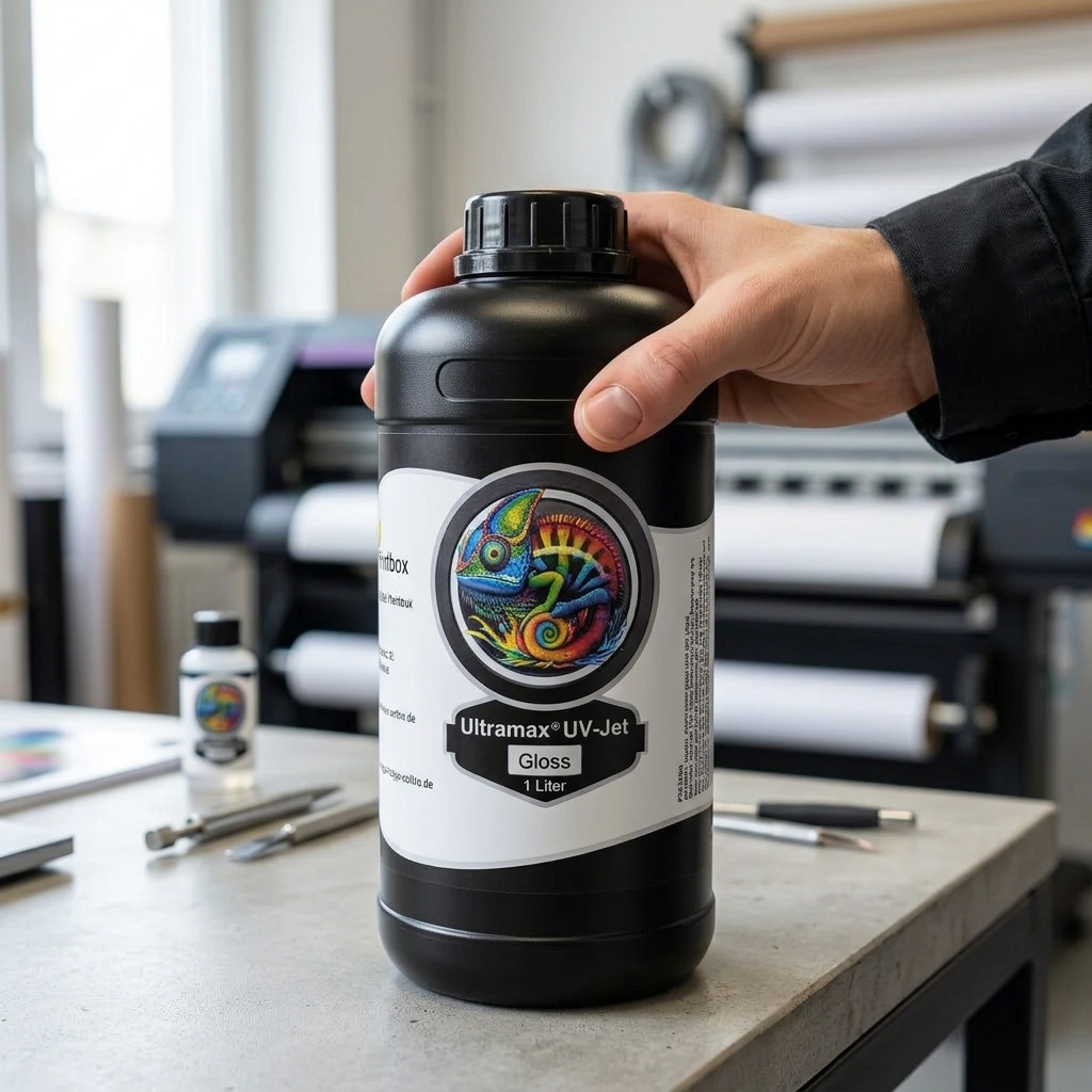 1 liter UV LED ink for Epson® DX5 | DX7 | L800 | L1800 | TX800 | XP300