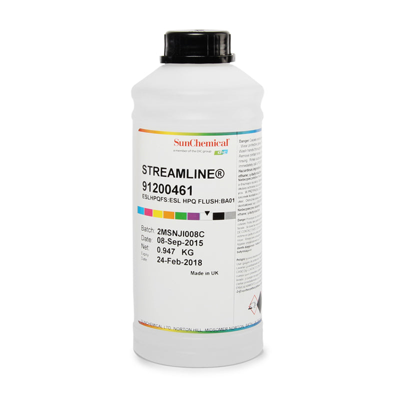 1L Druckkopfreiniger für Solvent Tinten | SunChemical® Streamline® Flush