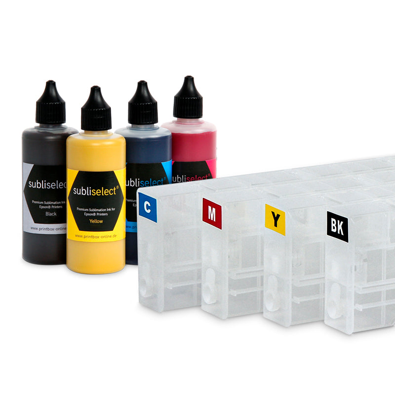 Sublimation Subliselect® Nachfüll Set für Epson® 94XL / WF-C5210/ 5290/ 5710