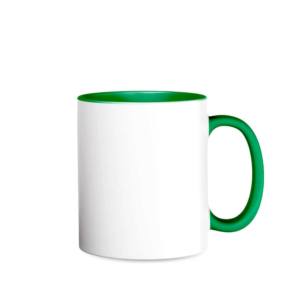 Two-Tone Tasse Innenseite und Henkel farbig einzeln verpackt in weißem Karton