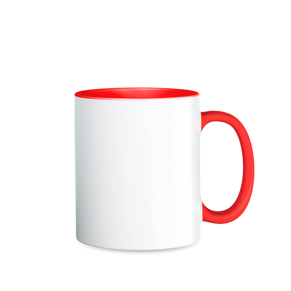 Two-Tone Tasse Innenseite und Henkel farbig einzeln verpackt in weißem Karton