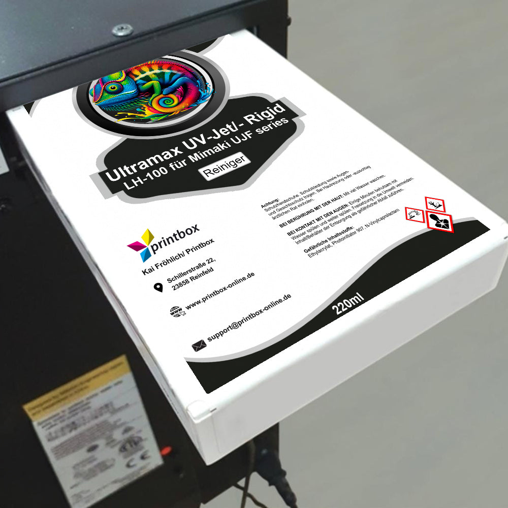 Ultramax® Reinigungspatrone 220ml für Mimaki UJF-3042MkII / UJF-6042MkII (ersetzt LH-100)