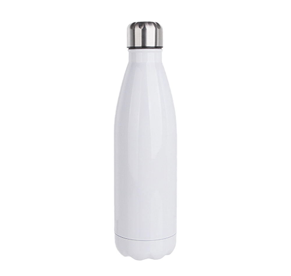 500ml Thermo Trinkflasche aus Aluminium Weiß