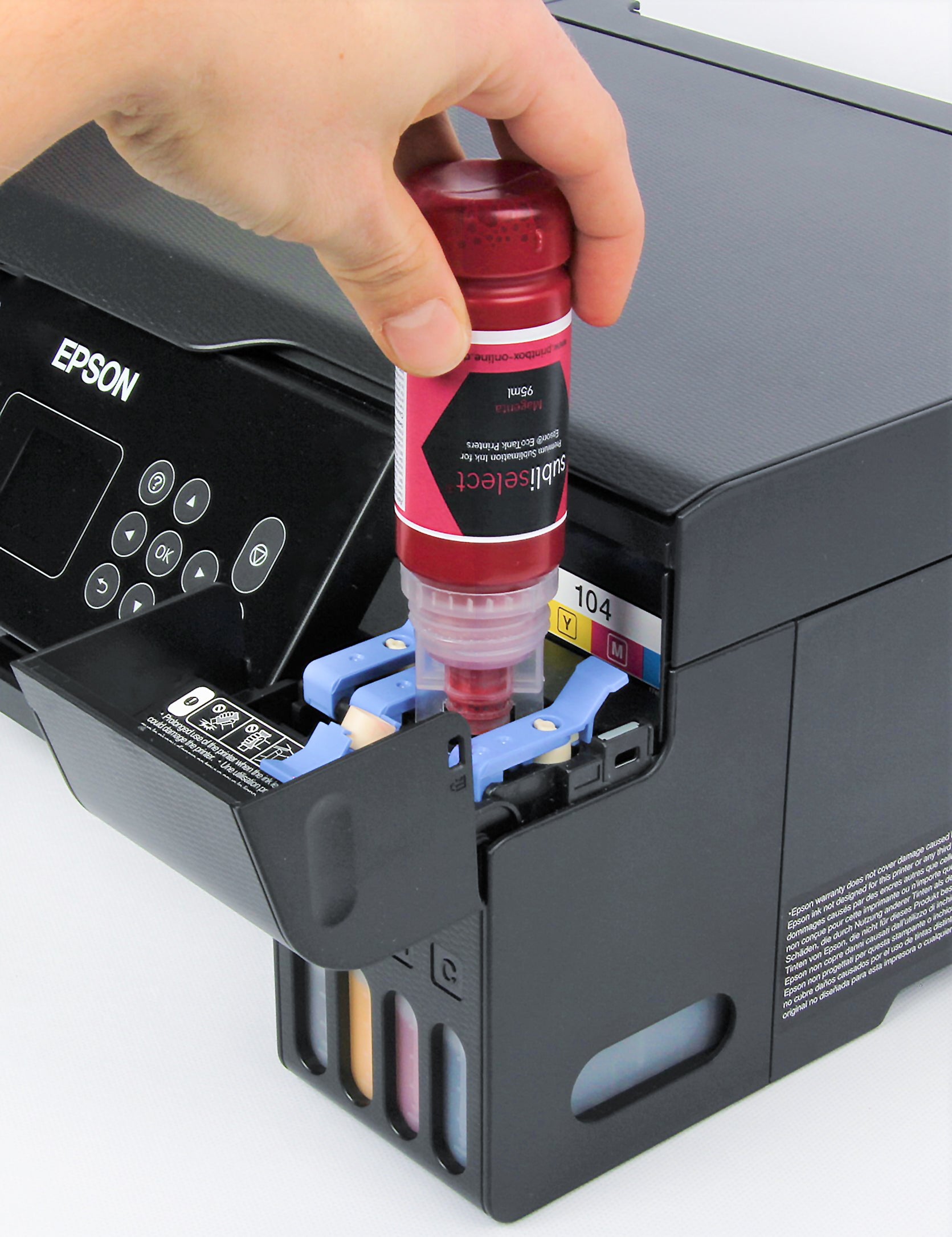 Epson® DIN A4 ECOTANK Sublimationsdrucker mit Subliselect® Startpaket