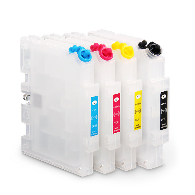 4x Refill Patronen kompatibel für Ricoh® Geldrucker GC-41